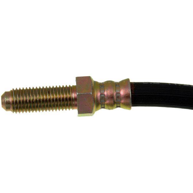 BRAKE HOSE - Brake Hydraulic Hose - Brake Hose - Brake Line - This automotive brake hydraulic hose was precision-engineered to match the fit, function and performance of the original brake hose on specific vehicles and positions to ensure safe, long-lasting durability as part of a complete brake repair. - Chevrolet W5500 Tiltmaster 1999-88, GMC W5500 Forward 1999-88, Isuzu FRR 1999-95, Isuzu NRR 1994-88 - DORMAN 20" Flexible Rubber Hydraulic Brake Hose for Chevrolet