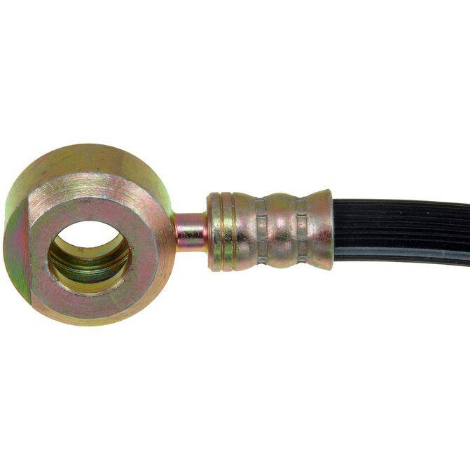 BRAKE HOSE - Brake Hydraulic Hose - Brake Hose - Brake Line - This automotive brake hydraulic hose was precision-engineered to match the fit, function and performance of the original brake hose on specific vehicles and positions to ensure safe, long-lasting durability as part of a complete brake repair. - Chevrolet W6500 Tiltmaster 1996-87, GMC W6500 Forward 1996-87, Isuzu FSR 1996-87 - DORMAN 19.88" Flexible Rubber Hydraulic Brake Hose for Chevrolet