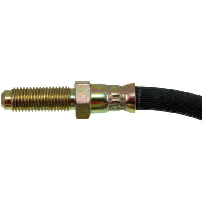 BRAKE HOSE - Brake Hydraulic Hose - Brake Hose - Brake Line - This automotive brake hydraulic hose was precision-engineered to match the fit, function and performance of the original brake hose on specific vehicles and positions to ensure safe, long-lasting durability as part of a complete brake repair. - Chevrolet 1994-88, GMC 1994-88, Isuzu 1994-88 - DORMAN 24.75" Flexible Rubber Hydraulic Brake Hose for Chevrolet