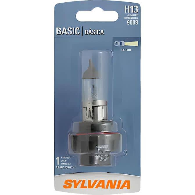 Pらんま1/2VIA SYLVANIA H13 Basic Halogen Headlight Bulb, 1 Pack H13BP
