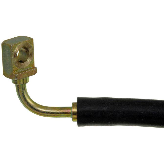 BRAKE HOSE - Brake Hydraulic Hose - Brake Hose - Brake Line - This automotive brake hydraulic hose was precision-engineered to match the fit, function and performance of the original brake hose on specific vehicles and positions to ensure safe, long-lasting durability as part of a complete brake repair. - Chevrolet 1978-73, GMC 1978-73 - DORMAN 26" Flexible Rubber Hydraulic Brake Hose for Chevrolet