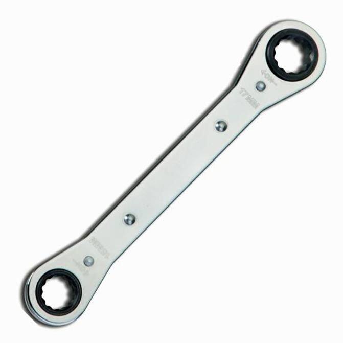 LANG 11 x 13mm 6 Point Flat Ratcheting Wrench LNGRBM1113 | FleetPride