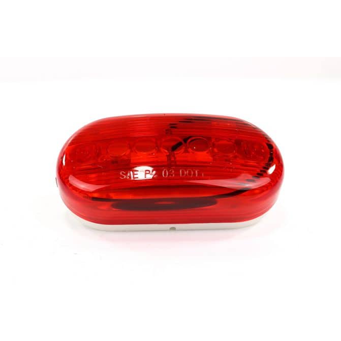 Power Products Oval LED Marker Light - Red LT500R | FleetPride