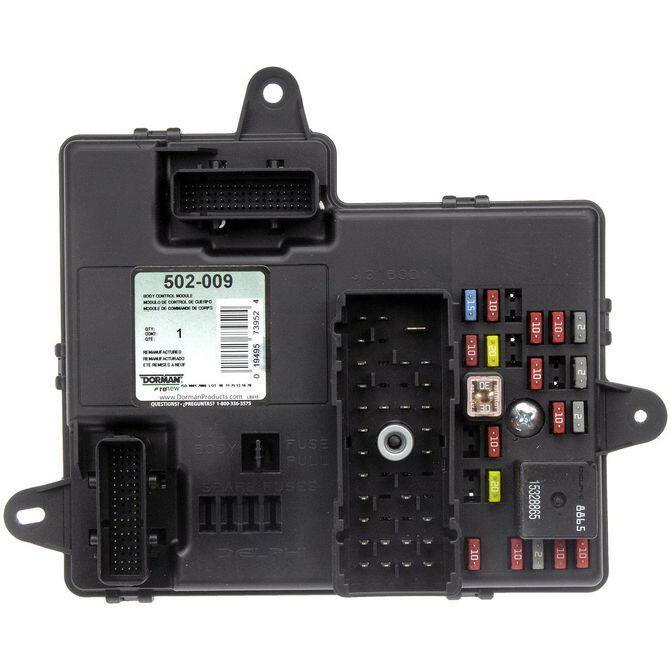 Dorman Body Control Computer 502-009 - DORMAN Remanufactured Body Control Module for Chevrolet - Reman Body Module - Remanufactured Body Control Module - FRM - BCM - Footwell Module - This remanufactured body control module (BCM) is thoroughly tested and refurbished as required to restore various accessory functions and prevent damage to related components. - Chevrolet Malibu 2005-04, Pontiac G6 2005