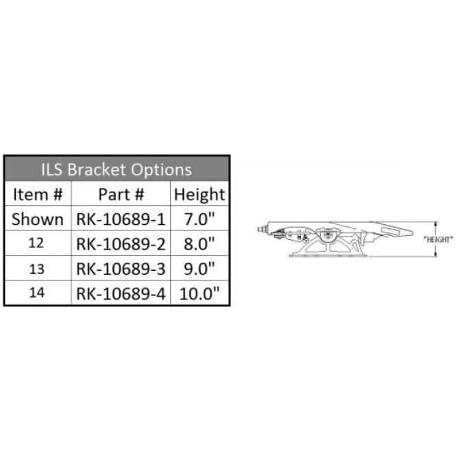 Holland ILS™ Slide Bracket Replacement Kit, 7