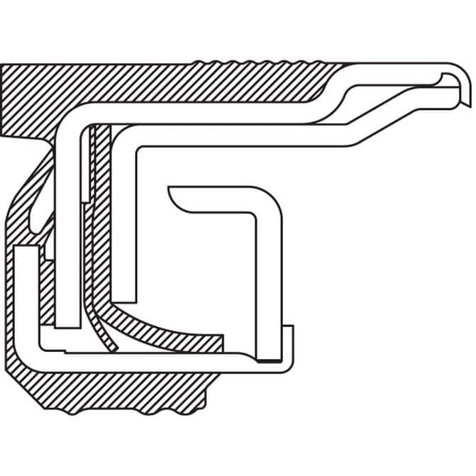 National 380036A Gold 38 Series Wheel Seal for 19,000 lb Trailer Axles ...