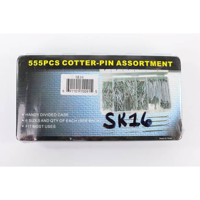 Power Products Cotter Pin Assortment 555 Piece Sk16 Fleetpride 