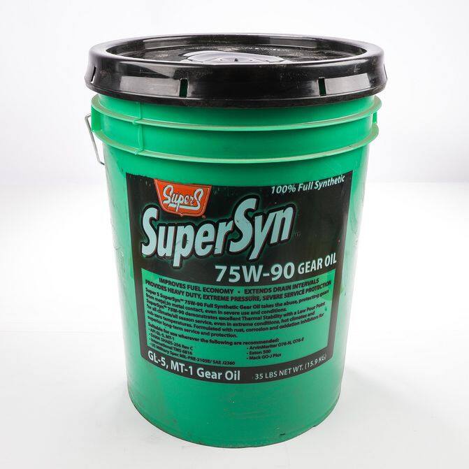 Smitty's Supply Super S SuperSyn 75W90 Synthetic Gear Oil 5Gallon SUS2175 FleetPride