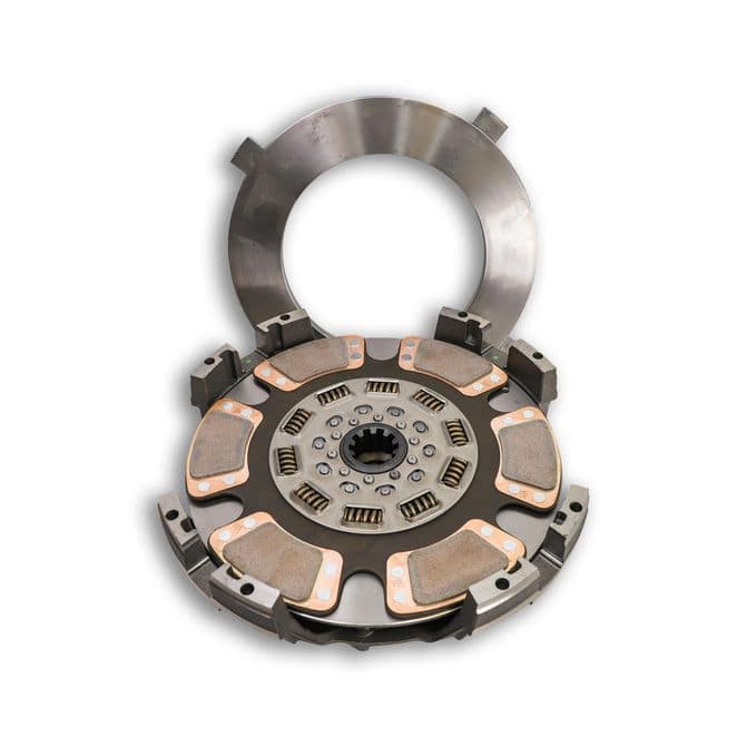 OTR 15.5” x 2” 7-Spring EZ Pedal Style Clutch Assembly