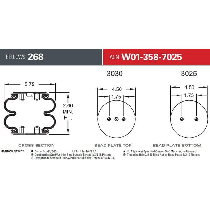Firestone Air Spring W013587025 | FleetPride