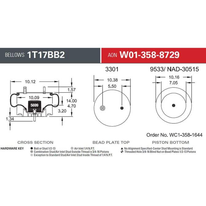 Firestone Air Spring W013588729 | FleetPride