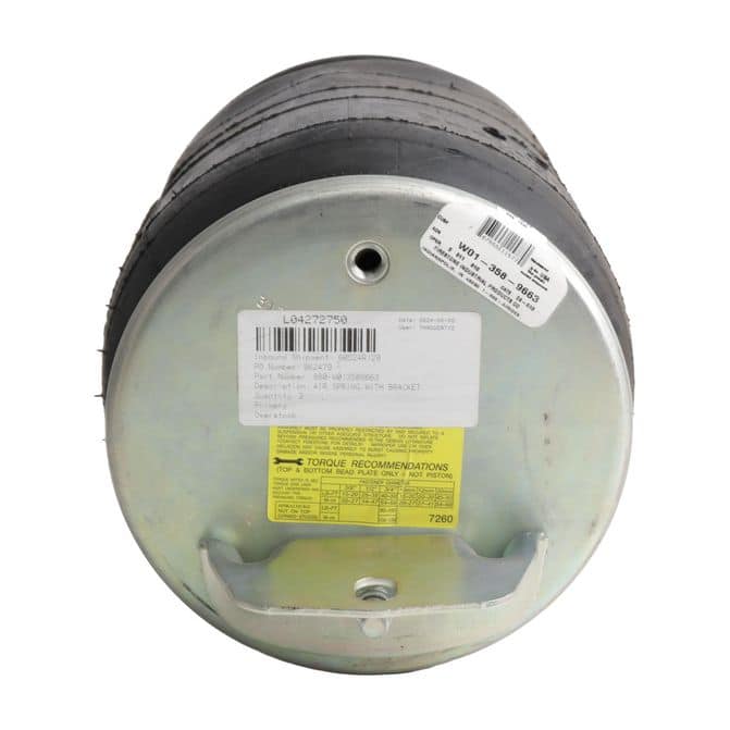 Firestone Air Spring with Bracket W013589663 | FleetPride