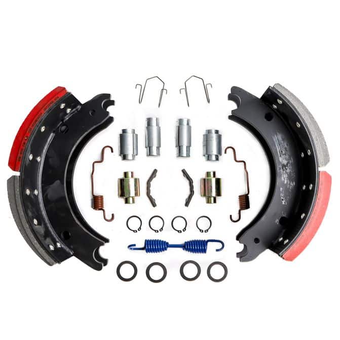 OTR RELINED BRAKE SHOE KIT XKOTR4692FC2RED | FleetPride